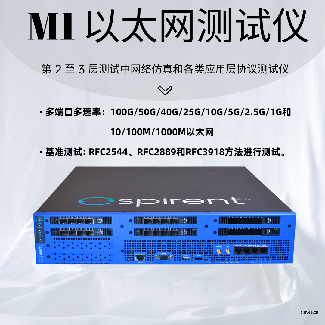 思博倫TestCenter M1以太網(wǎng)測試儀